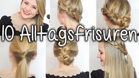 Alltags frisuren mittellange haare