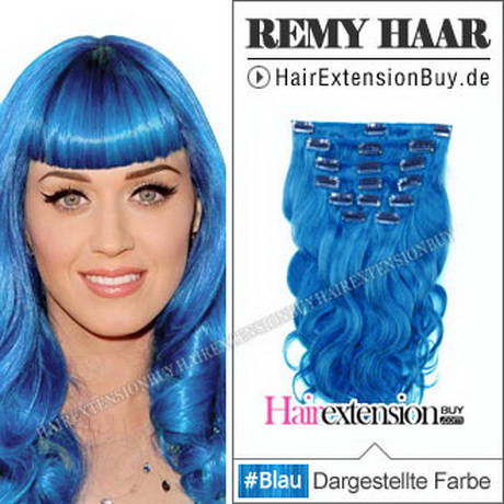 Blaue haarfarbe