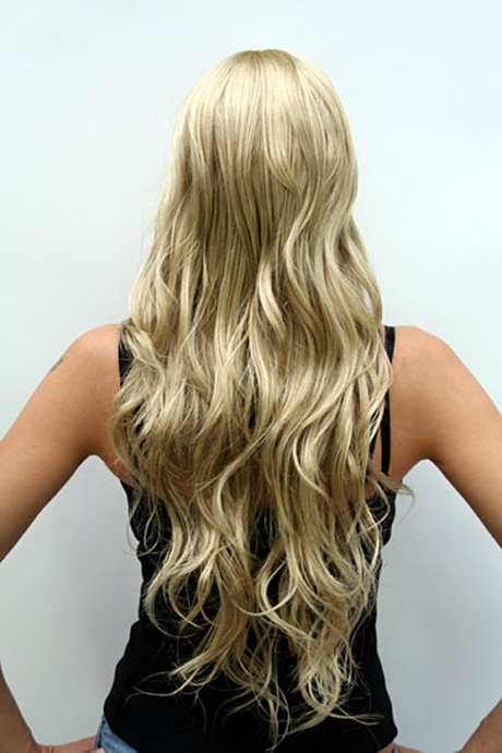 Blondes langes haar