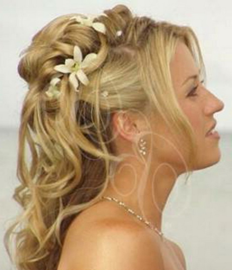 Brautfrisuren locken lange haare