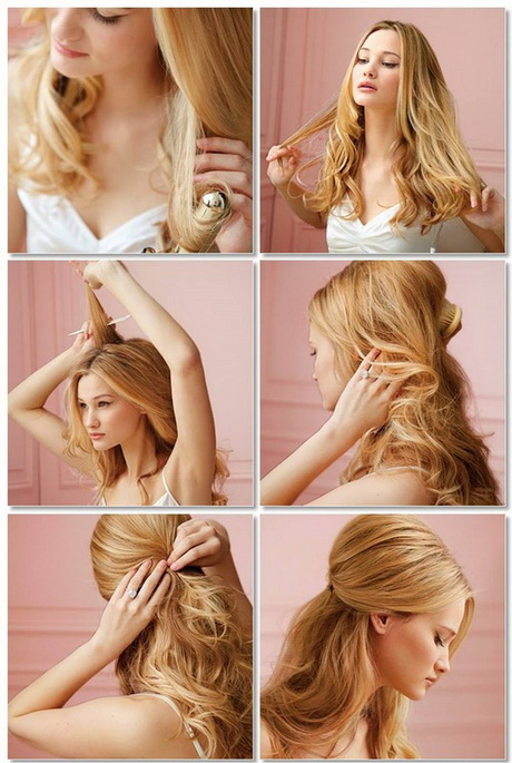 Einfache frisuren für langes haar