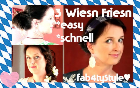 Einfache wiesn frisur