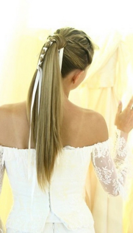 Elegante frisur lange haare