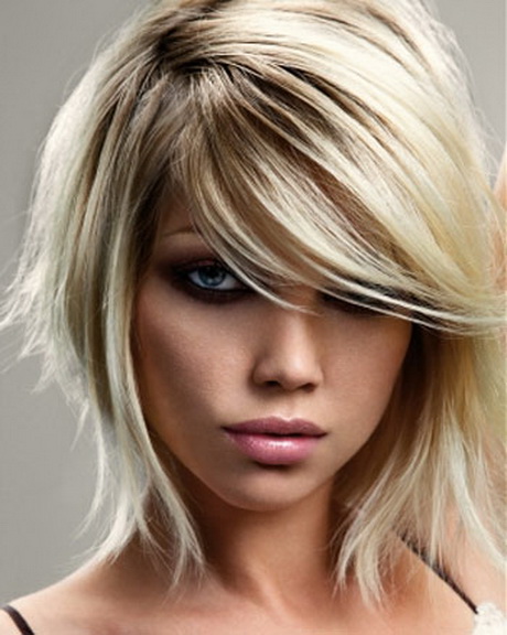 Frisuren halblange blonde haare