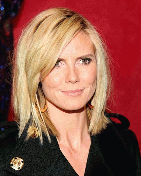 Frisuren mittellang glatt