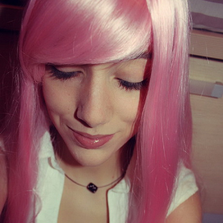Haarfarbe rosa