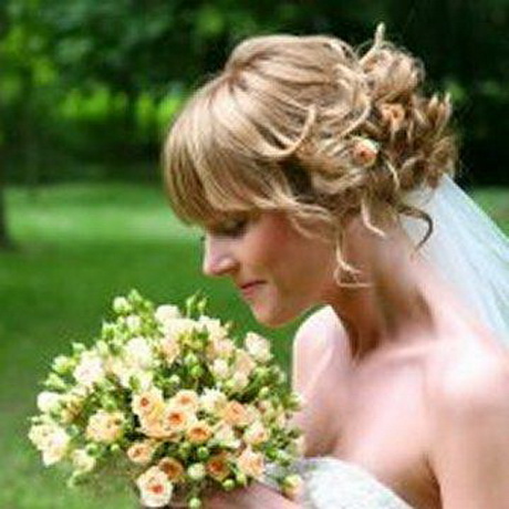 Hochzeitsfrisur mit kurzen haaren