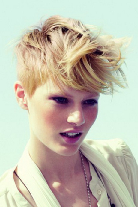 Langer pixie cut