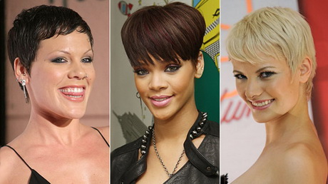 Pixie cut bilder