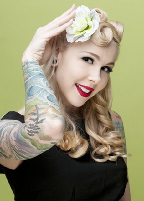 Rockabilly frisuren frau