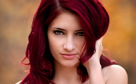 Rote haarfarbe