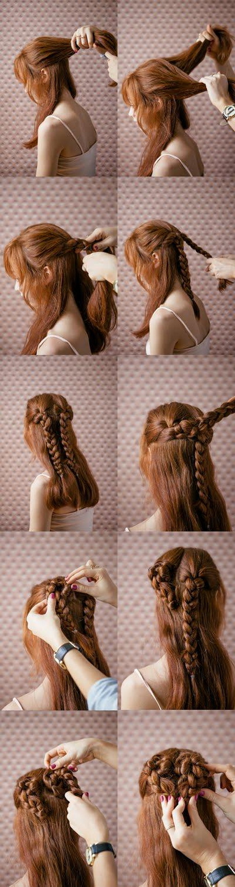 Schöne einfache frisuren für lange haare