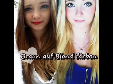 Von blond auf braun