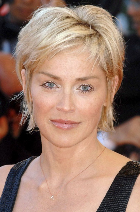 Kurzhaarfrisuren sharon stone