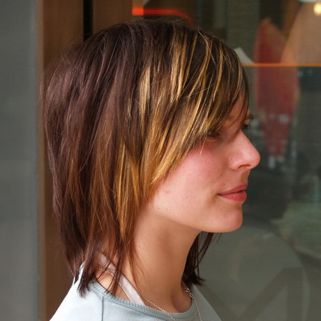 Mittellange fransige frisuren