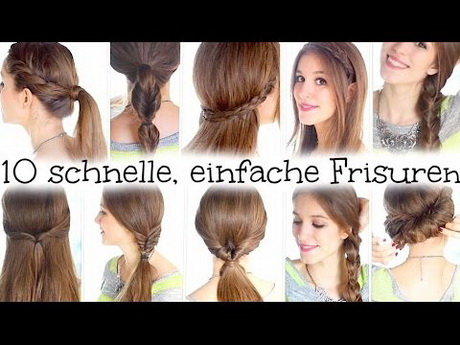 Coole und schnelle frisuren