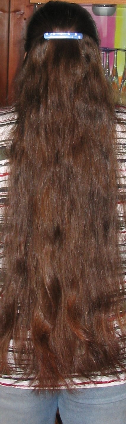 Sehr lange haare