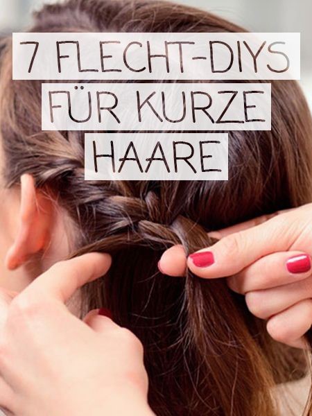 Zopf bei kurzen haaren