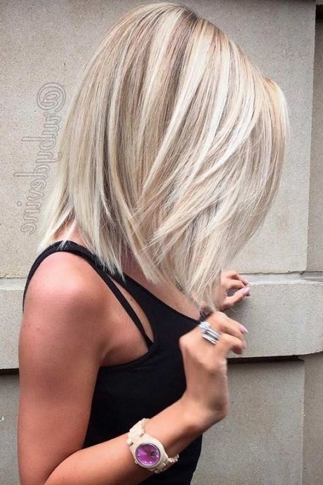 Frisuren blond mittellang 2018