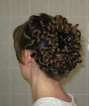 Locken hochstecken