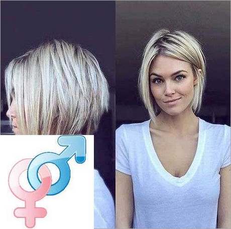 Blonder kurzer bob