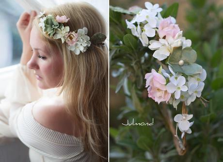 Blumen haarschmuck