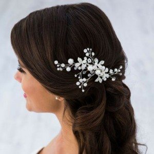 Brautschmuck haare perlen