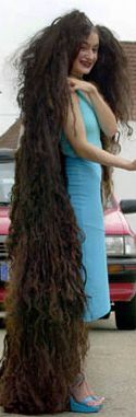 Extrem lange haare