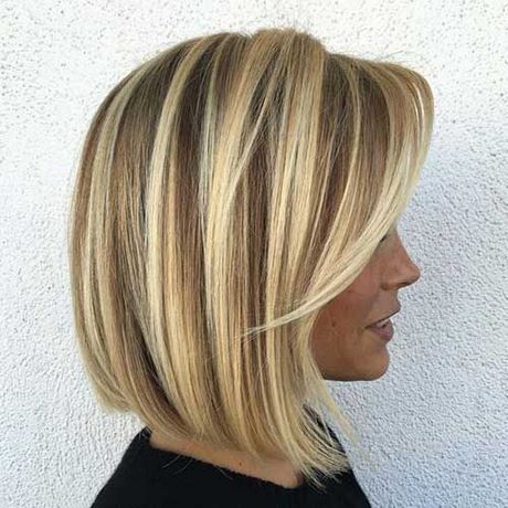 Frisuren bob mittellang