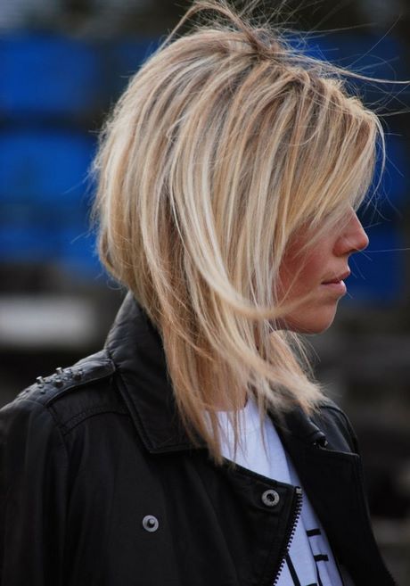 Frisuren mittellange haare blond