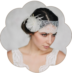 Haarband vintage hochzeit