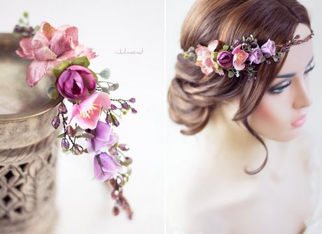 Haarschmuck hochzeit blumen