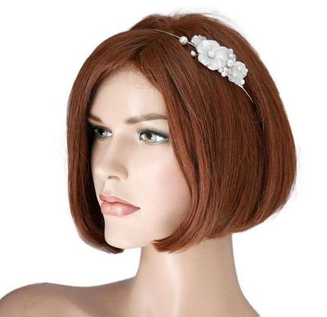 Haarschmuck hochzeit kurze haare