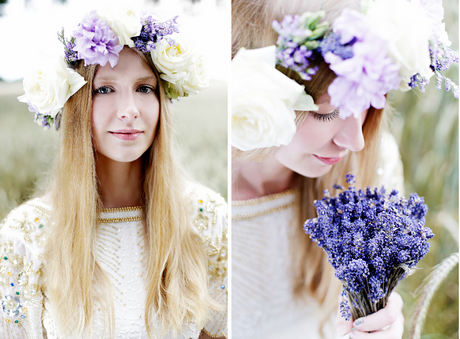 Kopfschmuck braut blumen