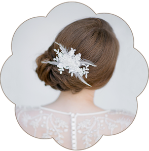 Kopfschmuck federn hochzeit