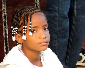Afrikanische geflochtene haare