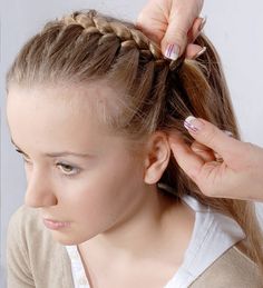 Frisuren flechten lange haare