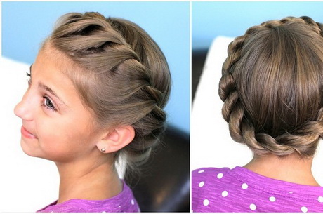 Haare flechten bei kindern