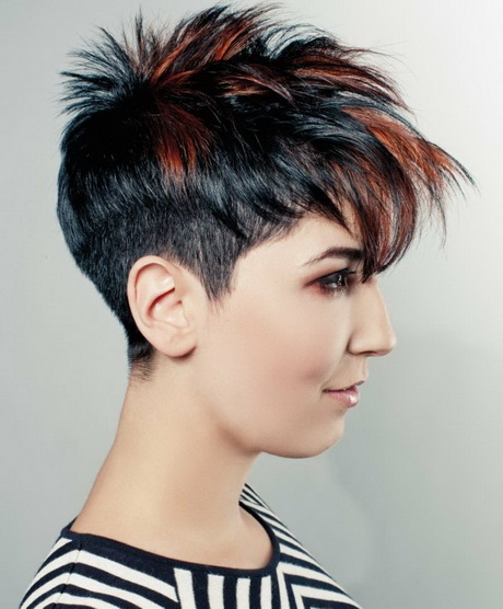 Kurzhaarfrisuren asymmetrisch damen