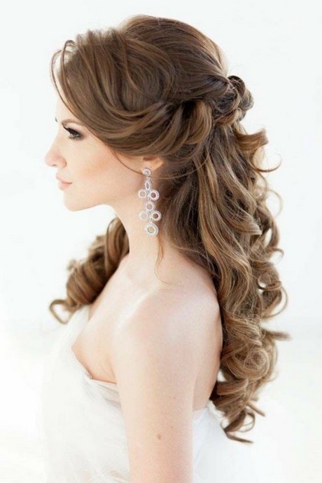 Frisur locken hochzeit