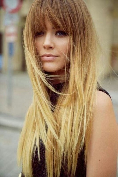 Pony blonde haare