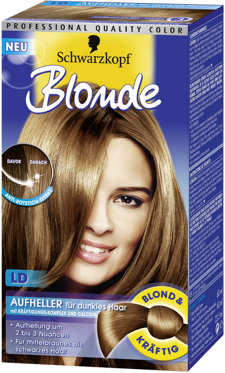 Blonde haare aufhellen