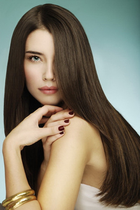 Braune lange haare frisuren