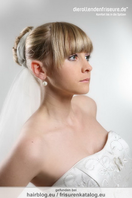 Brautfrisur mit haarband