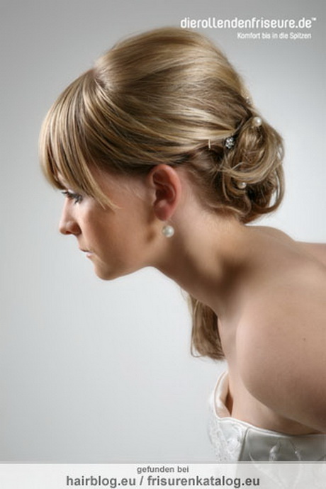 Brautfrisuren mit perlen