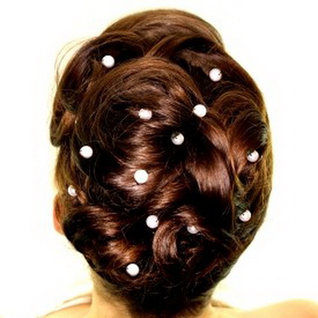 Brautfrisuren mit perlen