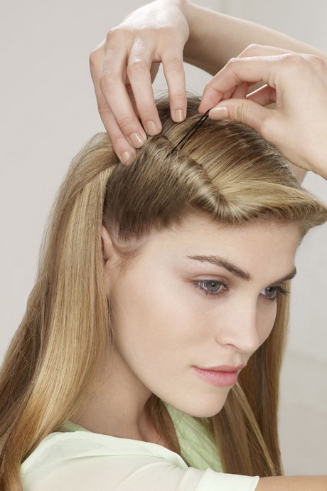 Einfache frisuren für lange haare anleitung