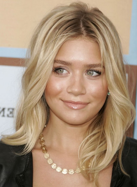 Frisuren blond halblang