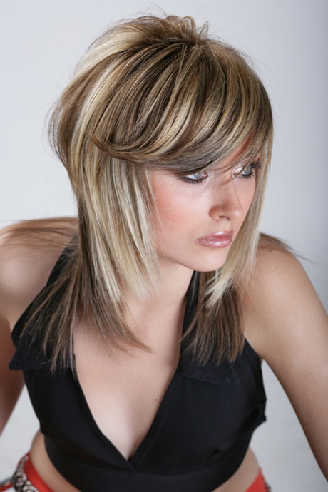 Frisuren blond halblang
