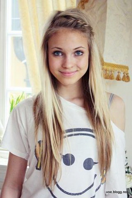 Frisuren flechten mit pony